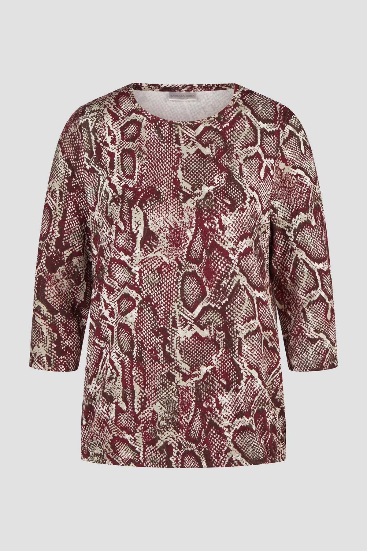Maglia Snake Print – Bordeaux
