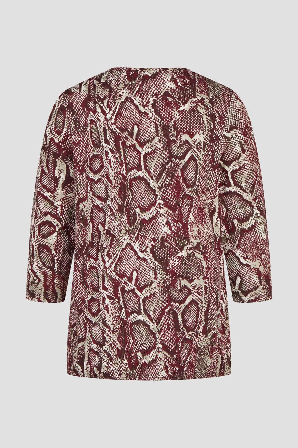 Maglia Snake Print – Bordeaux