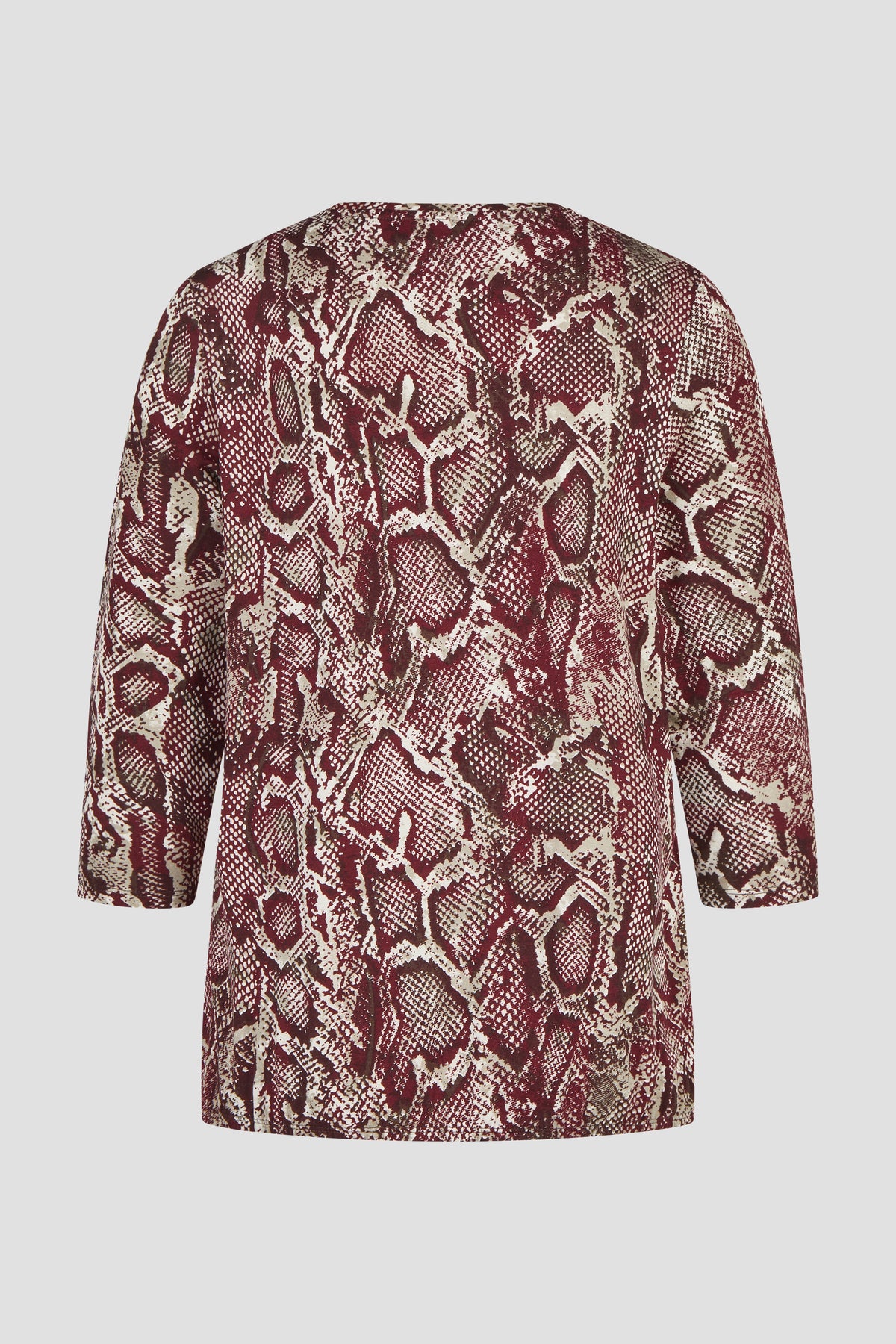 Maglia Snake Print – Bordeaux