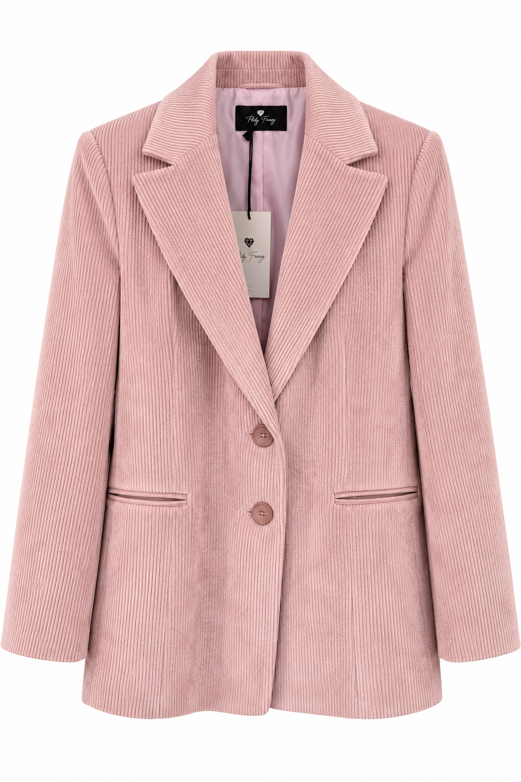 Blazer in velluto a coste