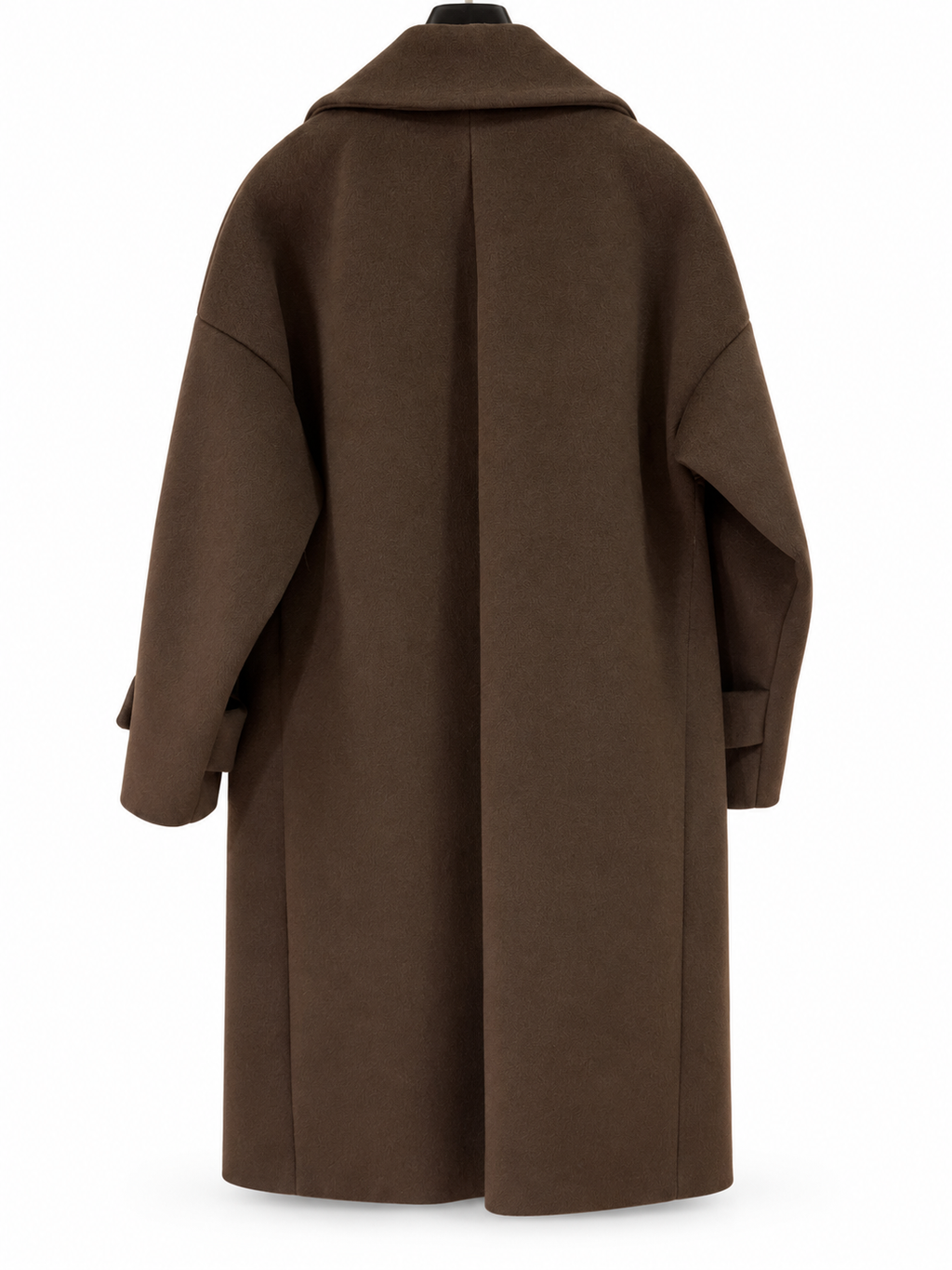 Cappotto 7/8 oversize in misto lana