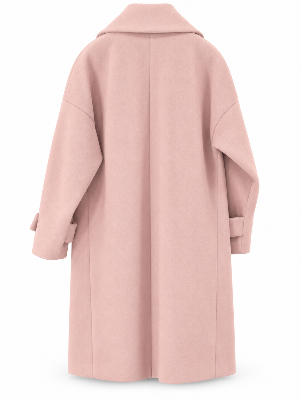Cappotto 7/8 oversize in misto lana