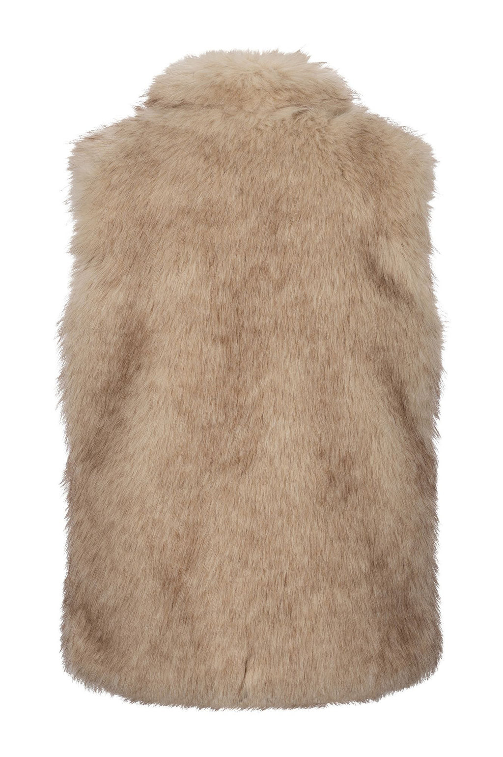 Gilet in Pelliccia Beige