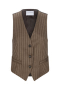 Gilet chevron con lurex
