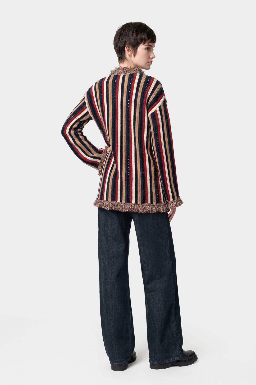 Jeans Wide Leg con Strass