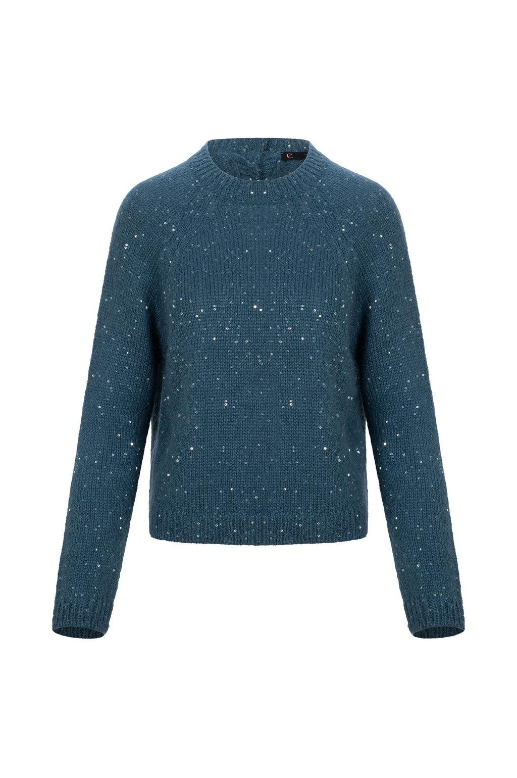 Maglione con Paillettes Teal