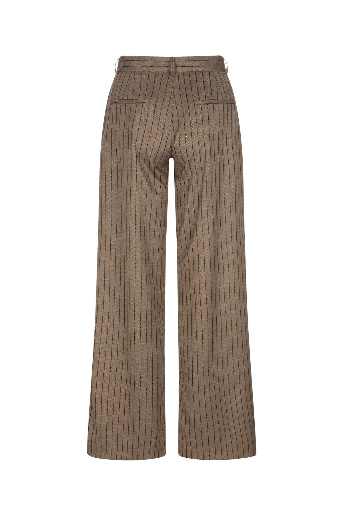 Pantalone ampio chevron a righe con lurex